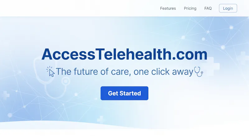 AccessTelehealth.com screenshot 2