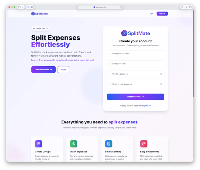 SplitMate screenshot 1