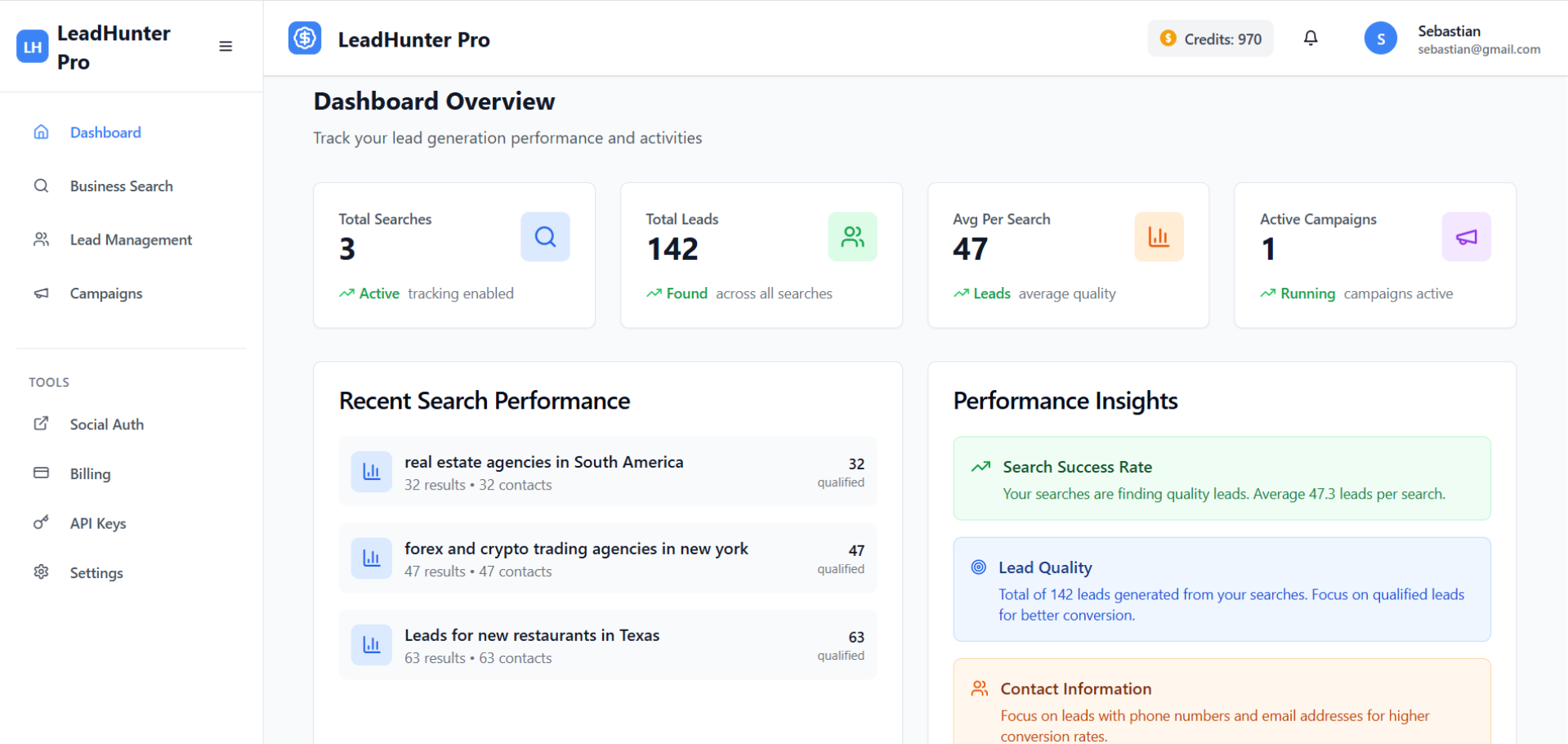 LeadHunter Pro gallery image