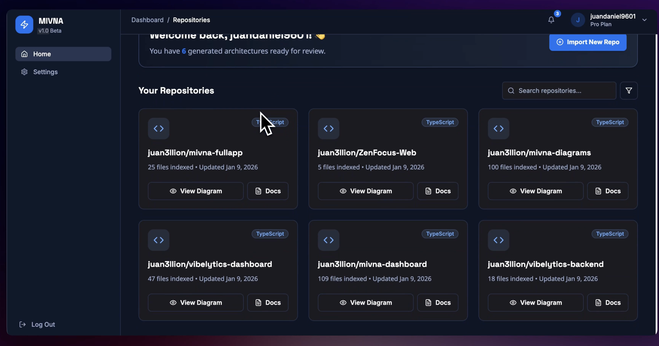 Mivna - Screenshot 2 showing product features and functionality