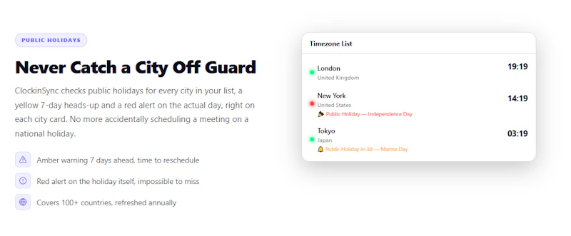 ClockinSync - Smart Timezone Extension screenshot 6