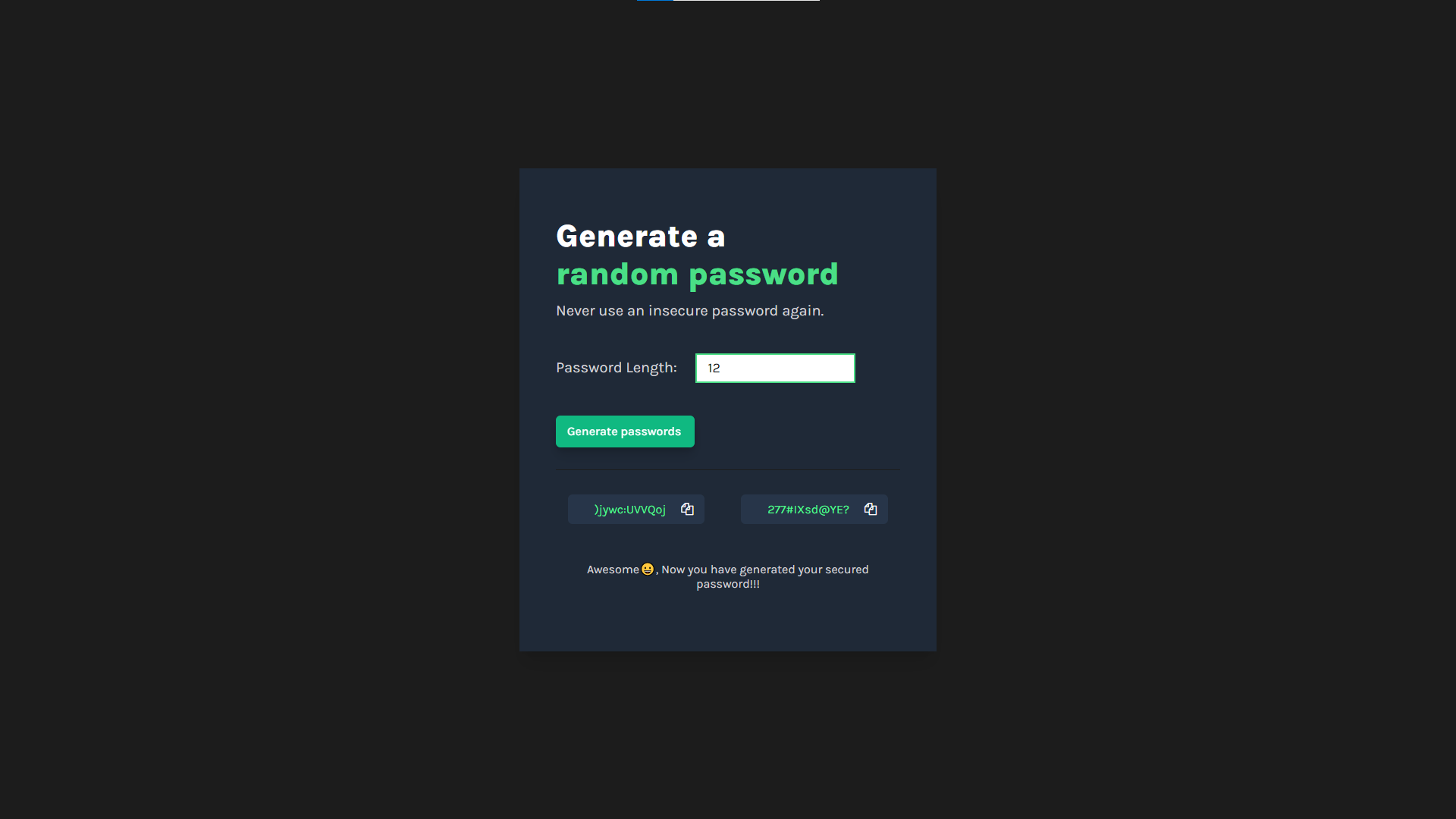 Password Generator gallery image