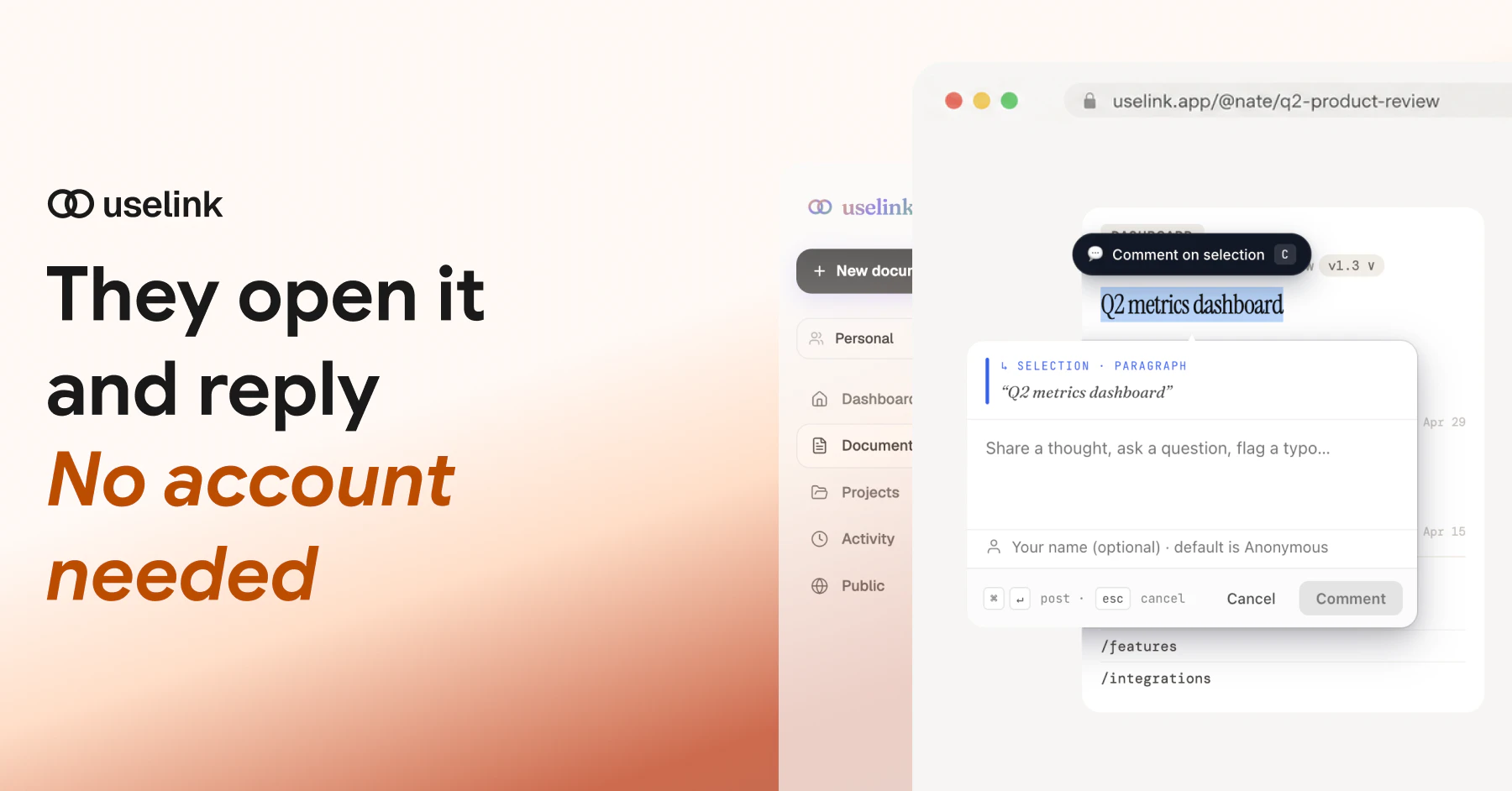 Uselink screenshot 3