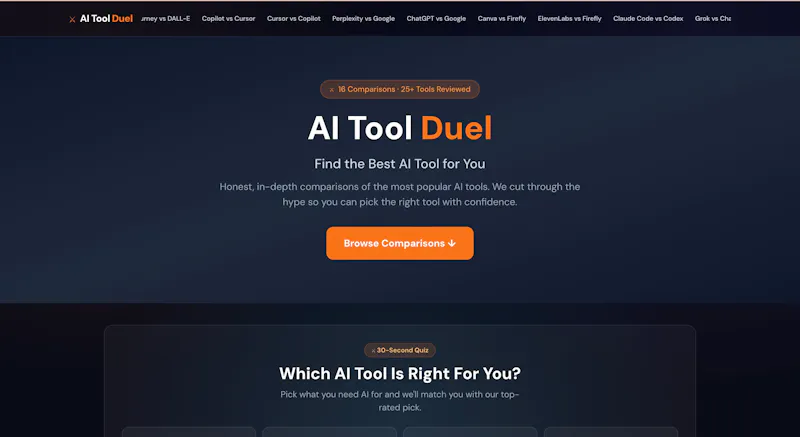 AI Tool Duel screenshot 1