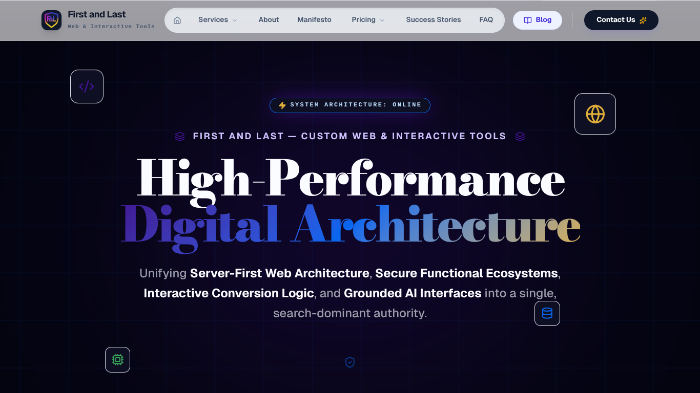 First and Last — Web & Interactive Tools gallery image