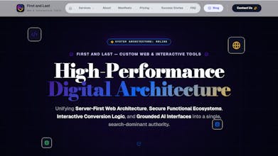 First and Last — Web & Interactive Tools gallery image