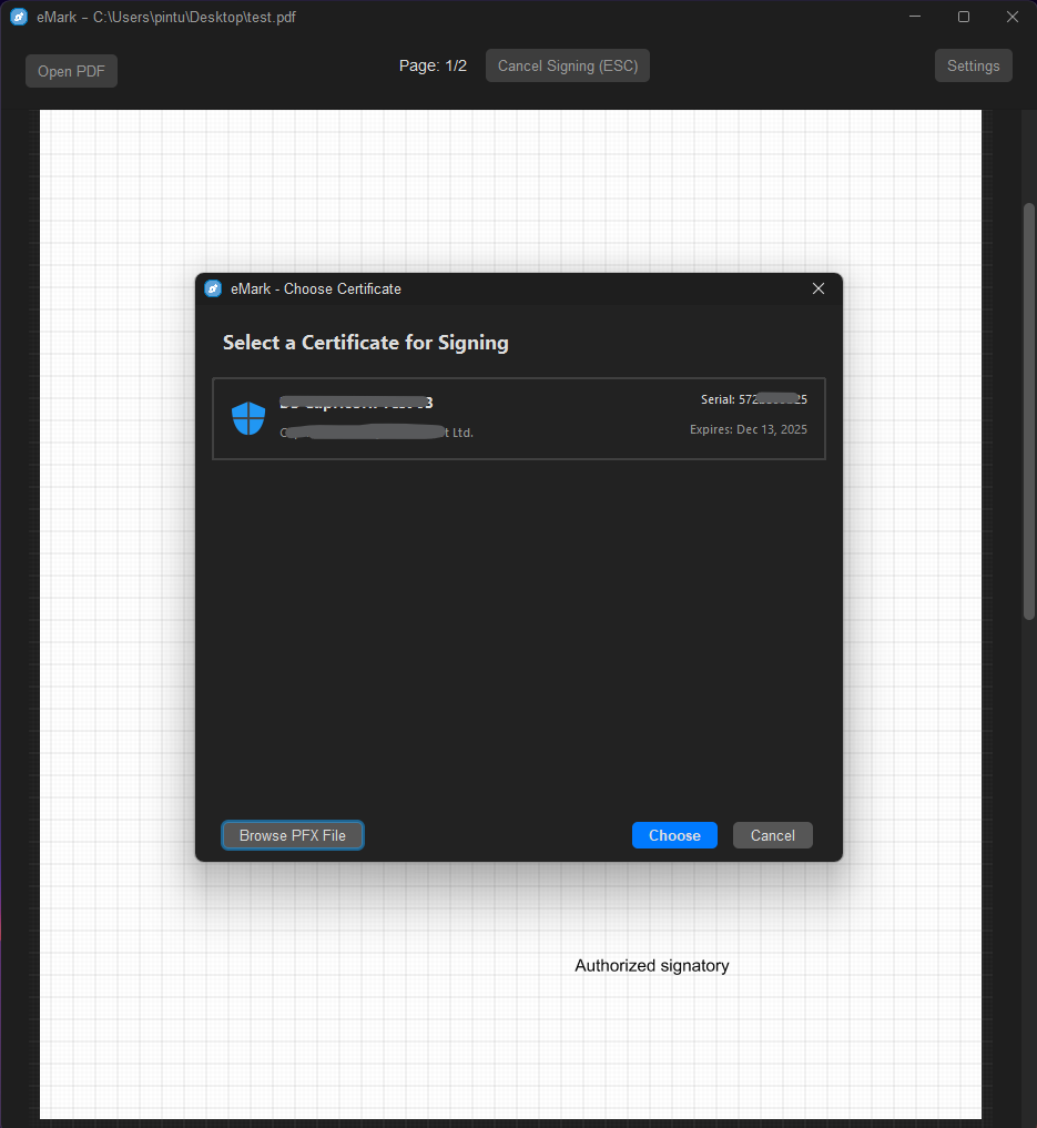 Trexo PDF Signer gallery image