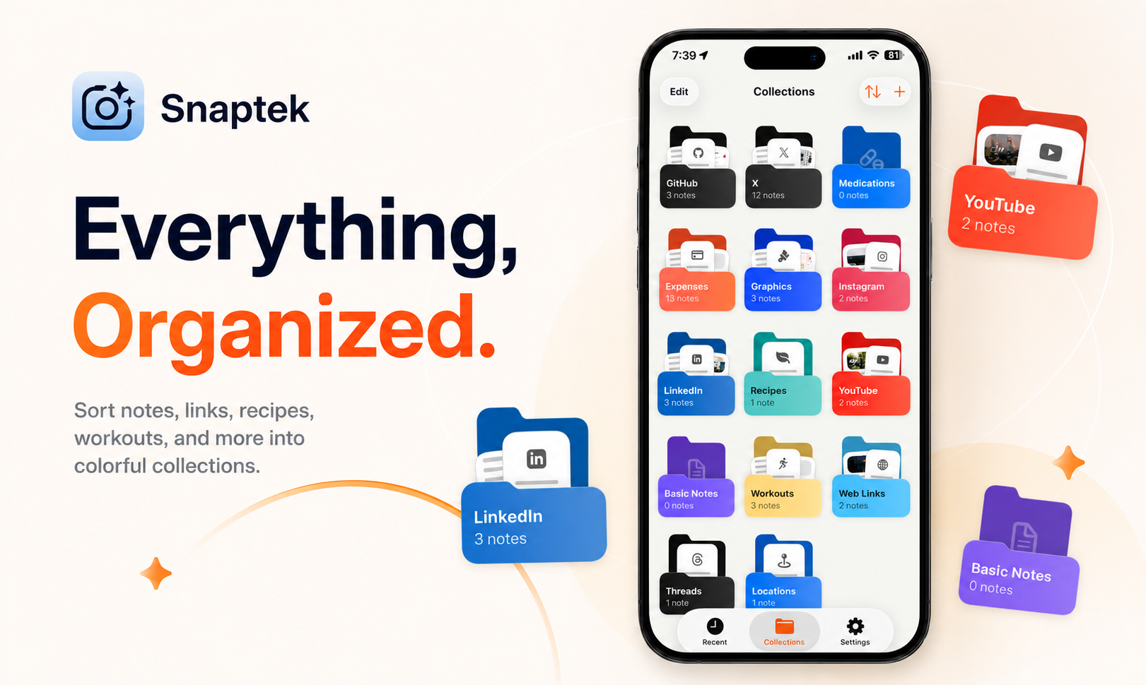 Snaptek - AI Notes & Tracking gallery image