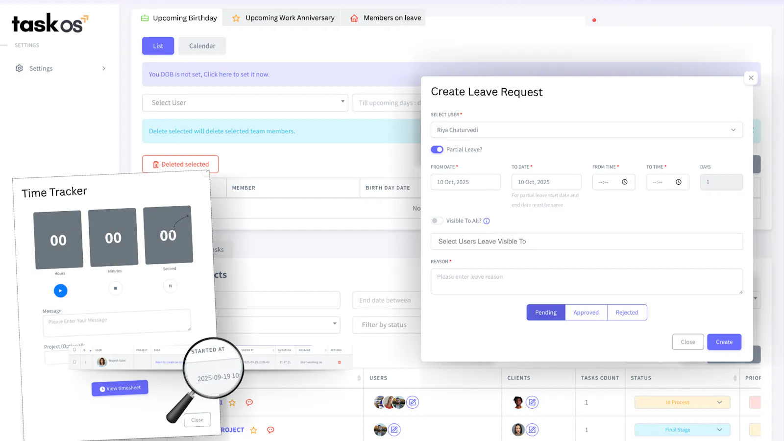 Task OS - Project Management System screenshot 5