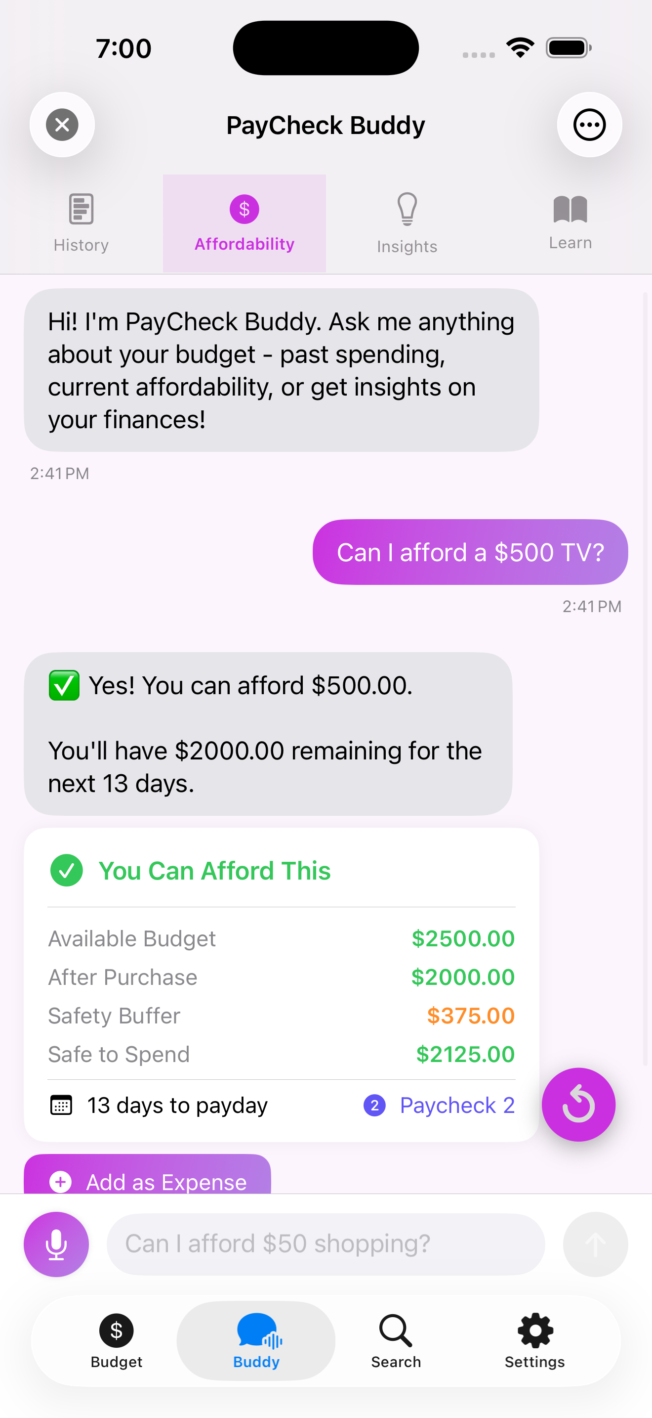 PayCheck Budget - Screenshot 5 preview