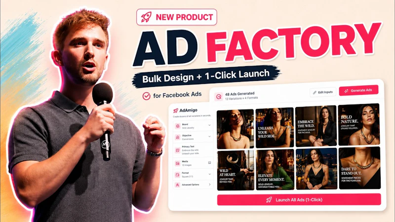 Ad Factory by AdAmigo.ai screenshot 1 (video preview)