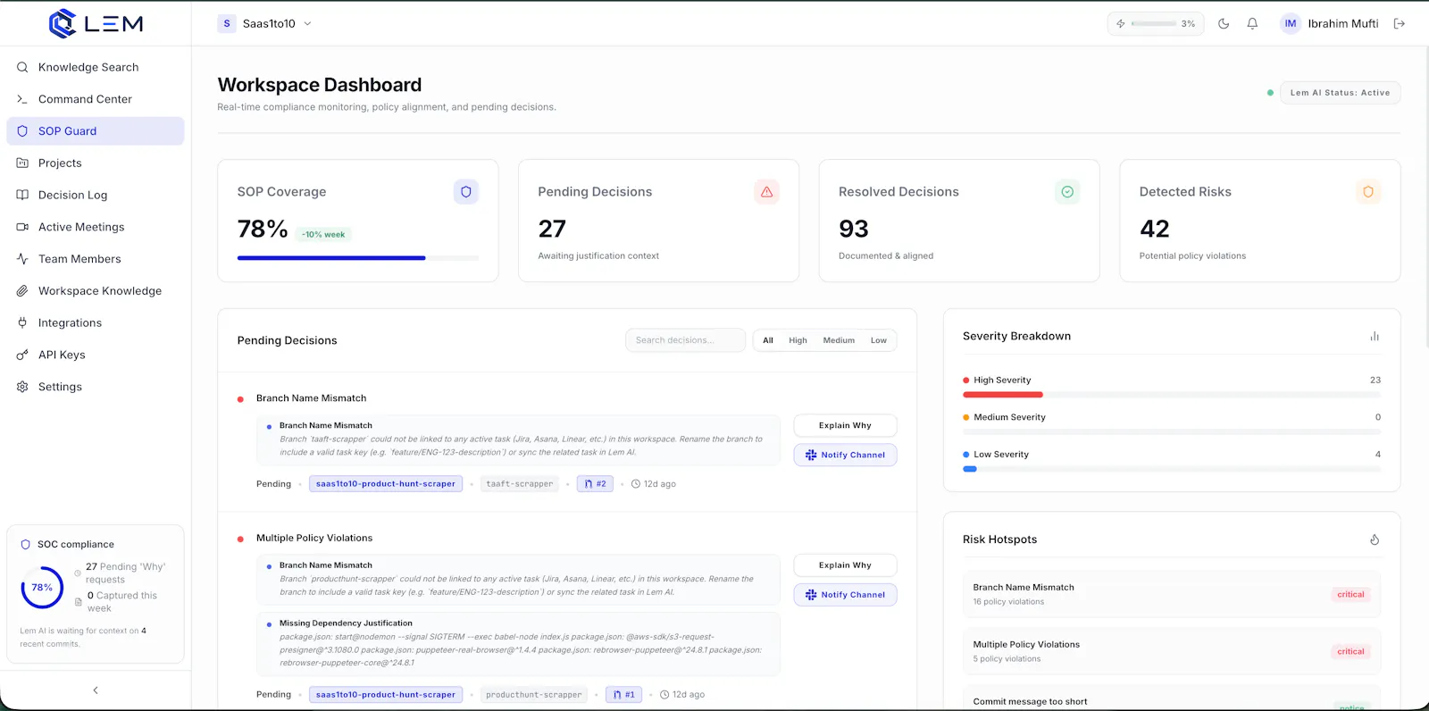 Lem AI (getlem.ai) V0 screenshot 3