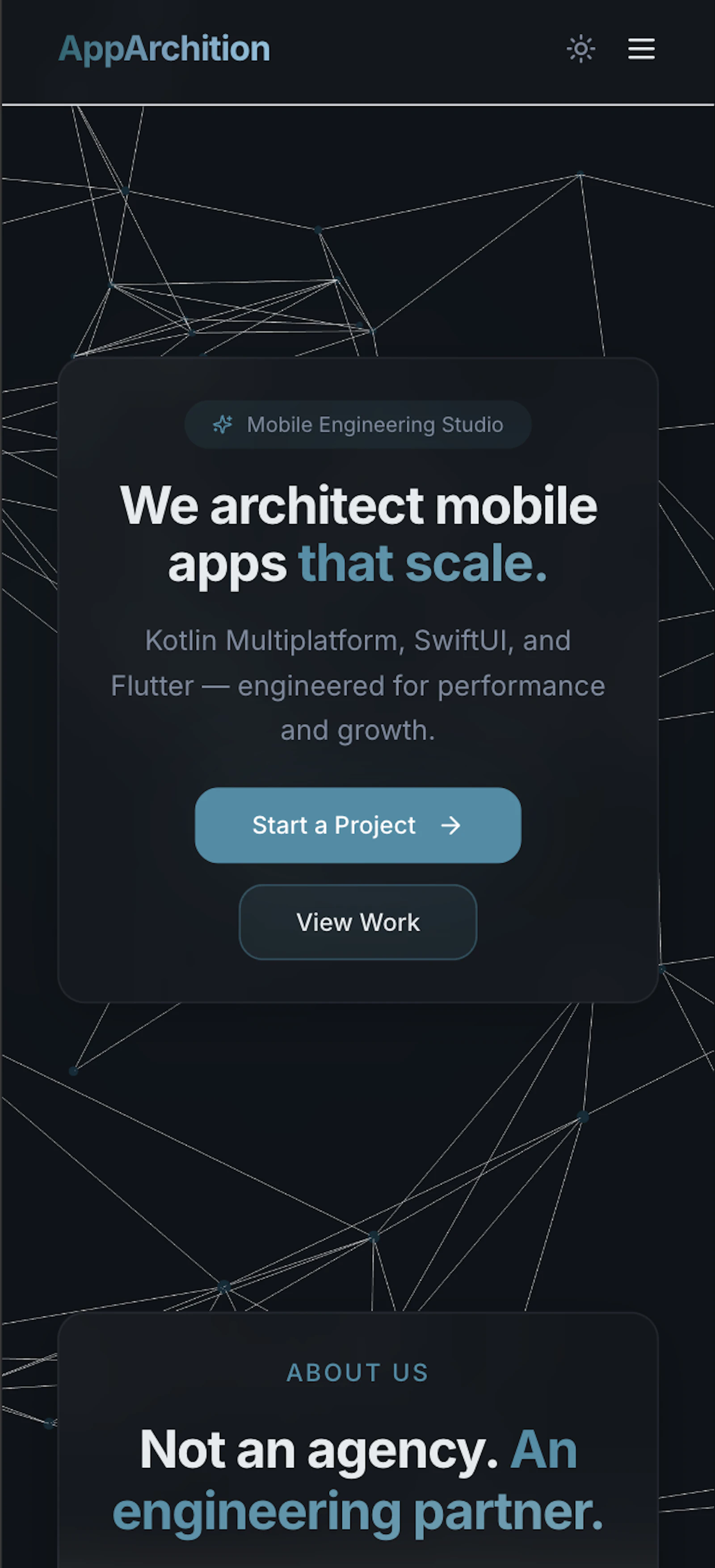 AppArchition — Mobile Engineering Studio screenshot 2