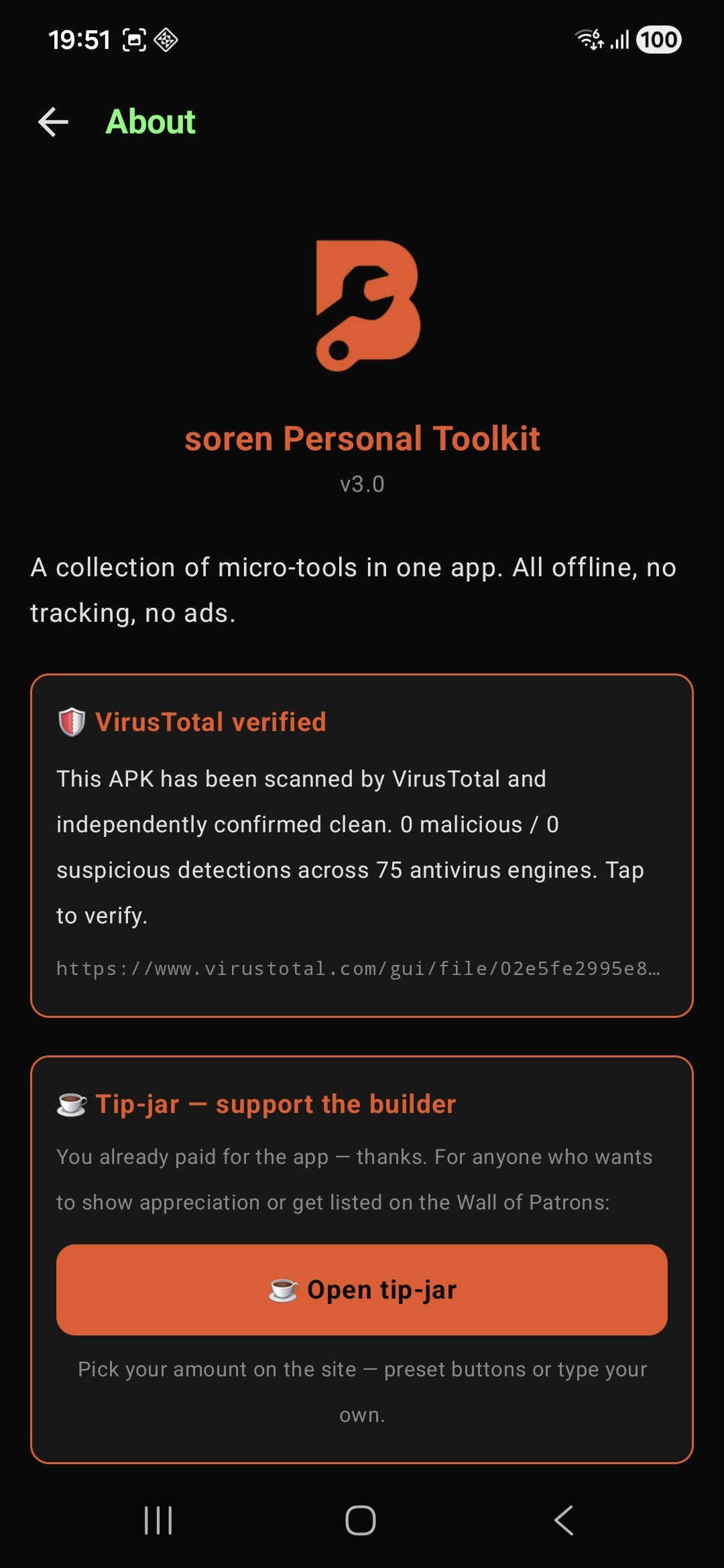 Biniru Personal Toolkit - BPTK - gallery image