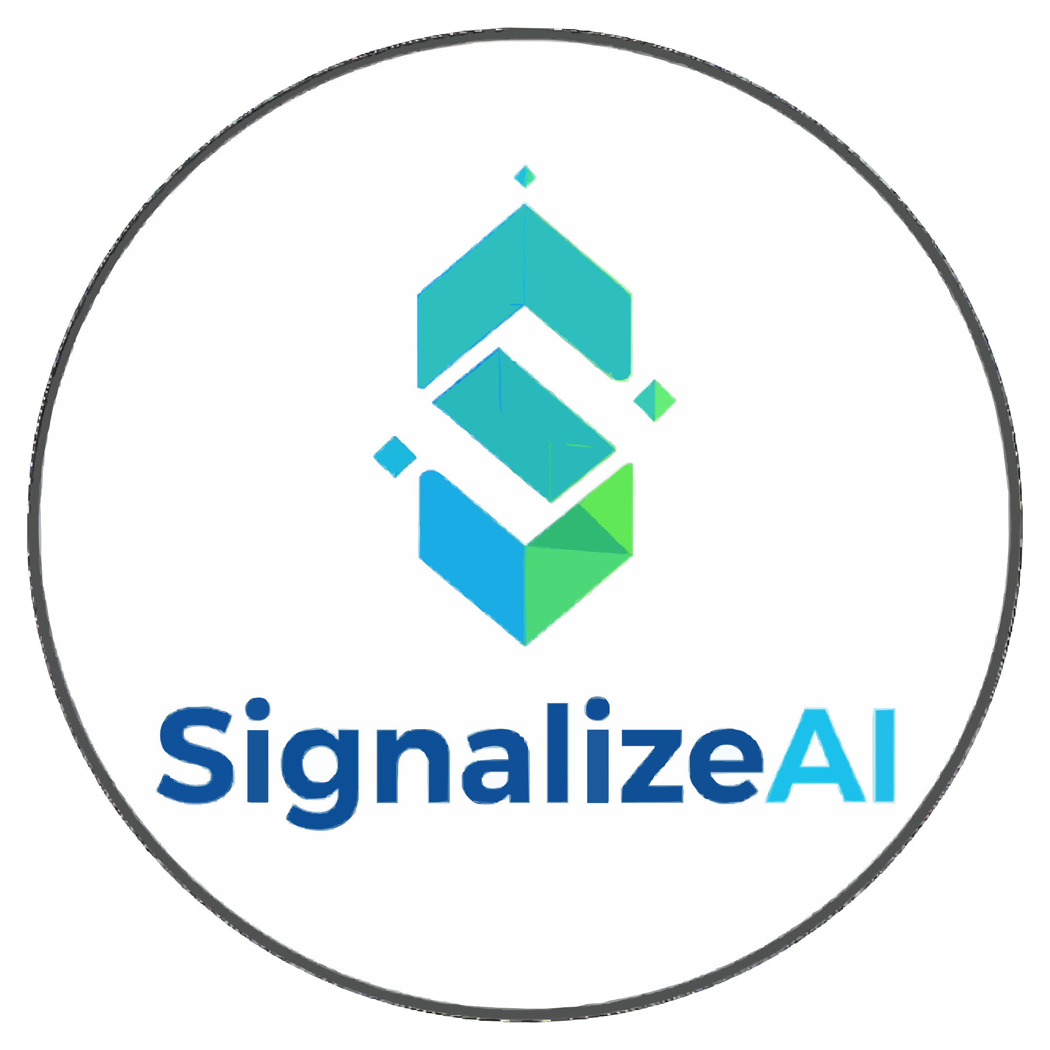 SignalizeAI - Product Hunt launch logo and brand identity