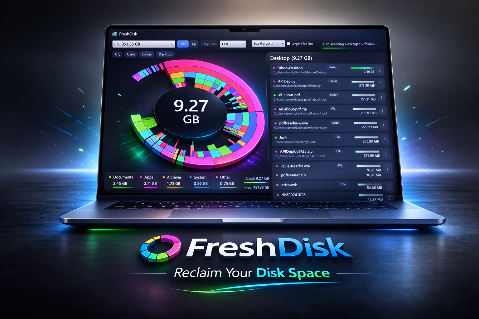 FreshDisk - Reclaim Your Diskspace