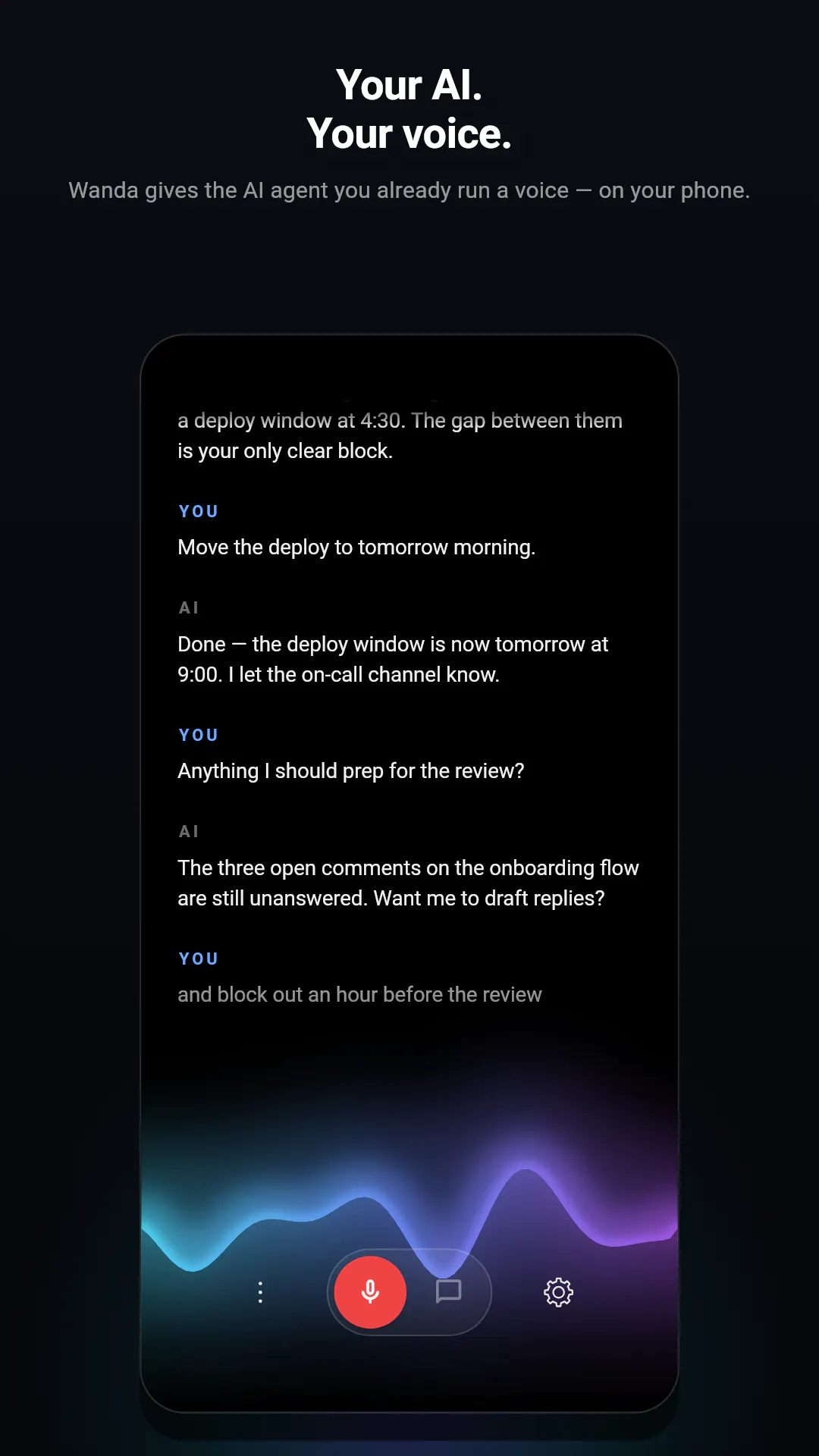 Wanda AI: Voice for Your Agent gallery image