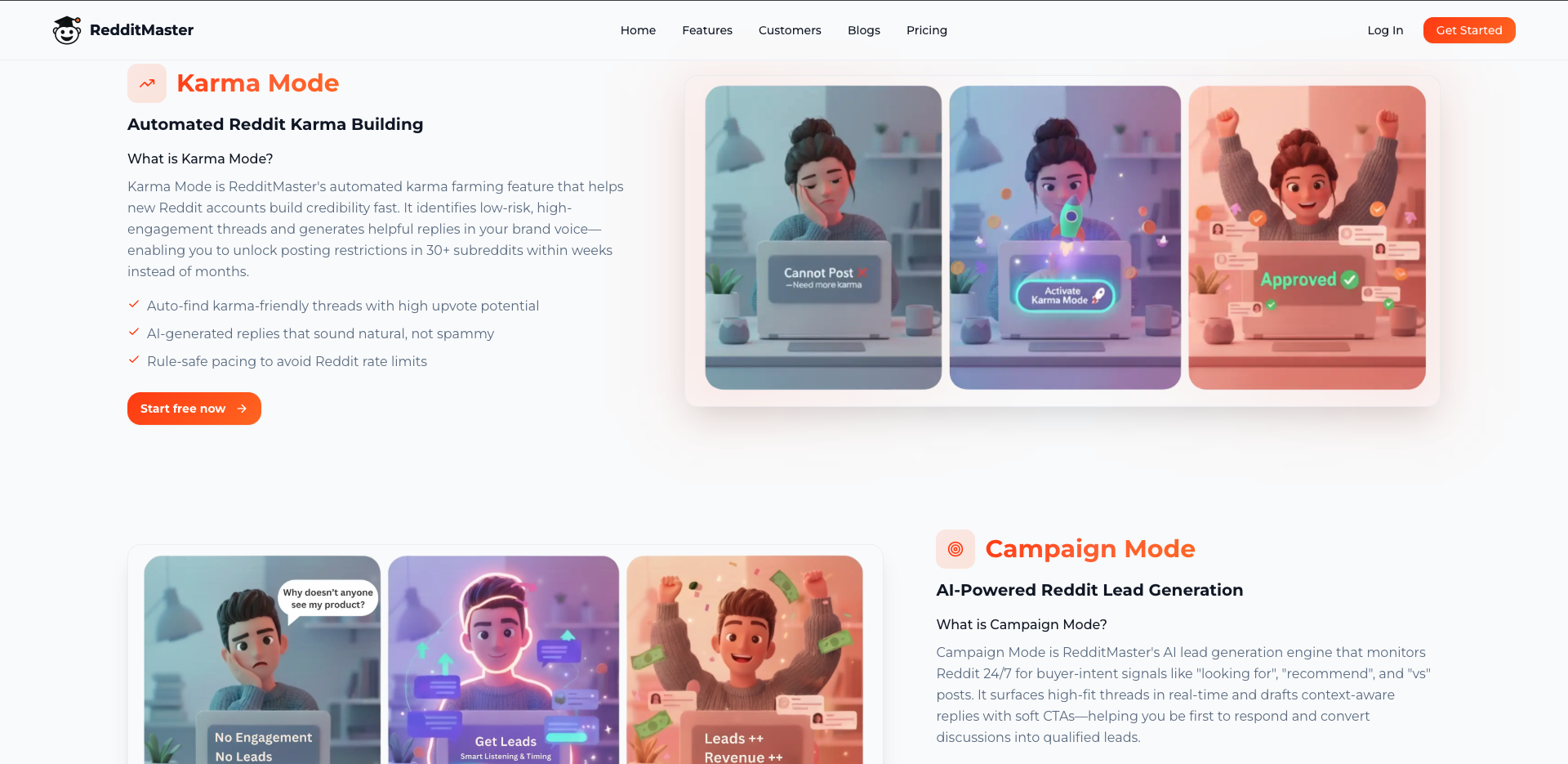 RedditMaster - Screenshot 2 showing product features and functionality