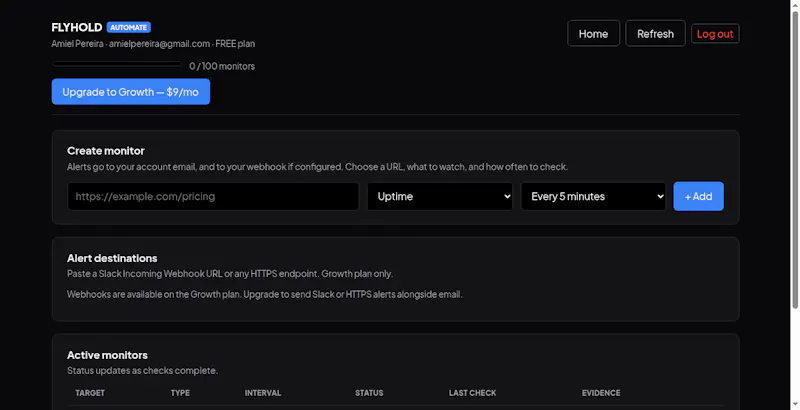Snap API screenshot 1
