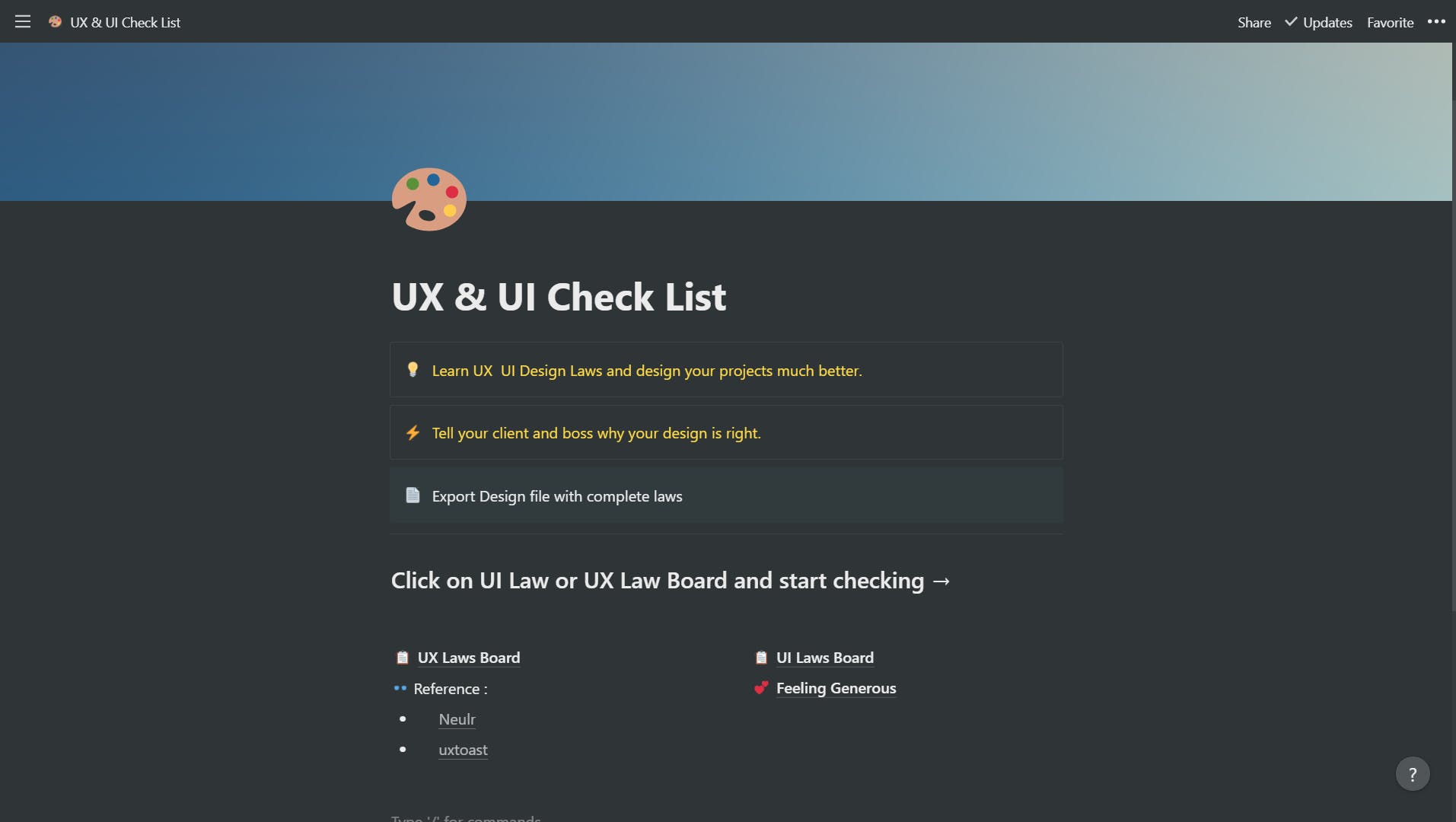 UI & UX Checklist media 1