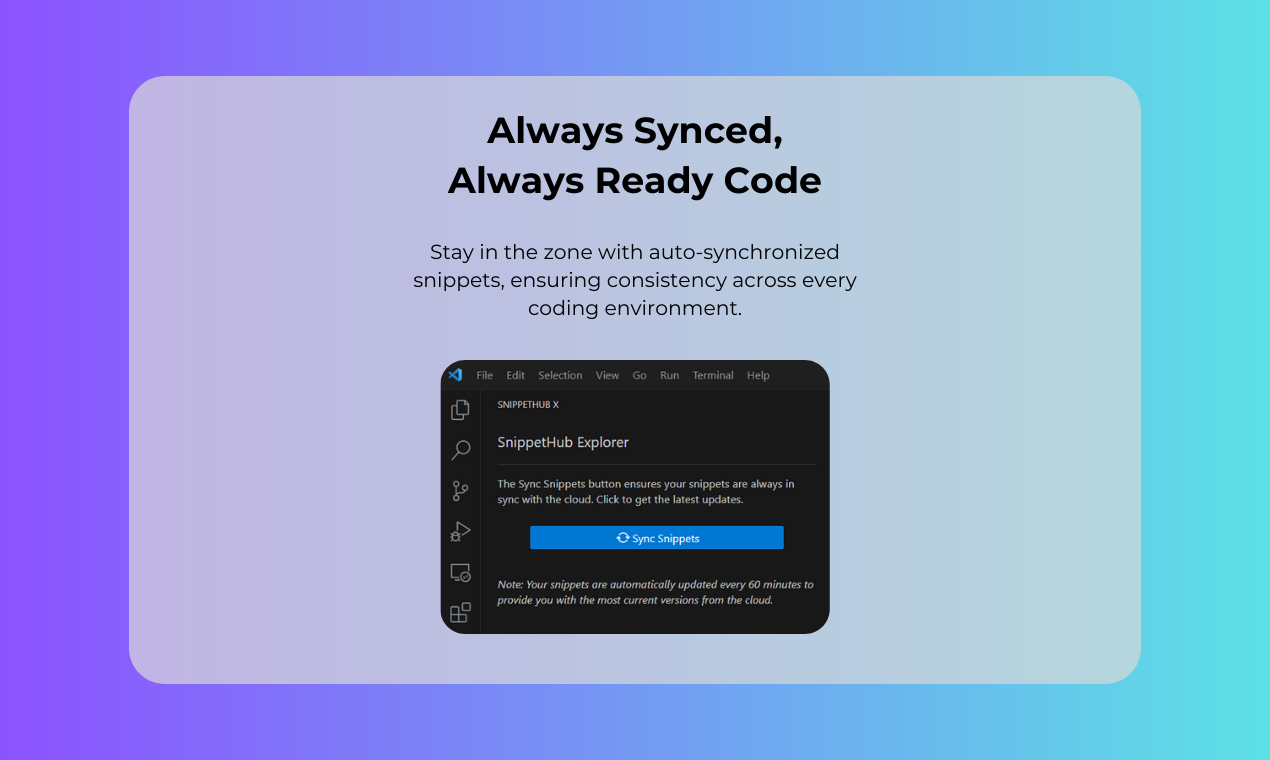 Snippethub - コードスニペットを簡単に管理、共有、使用しますメディア5
