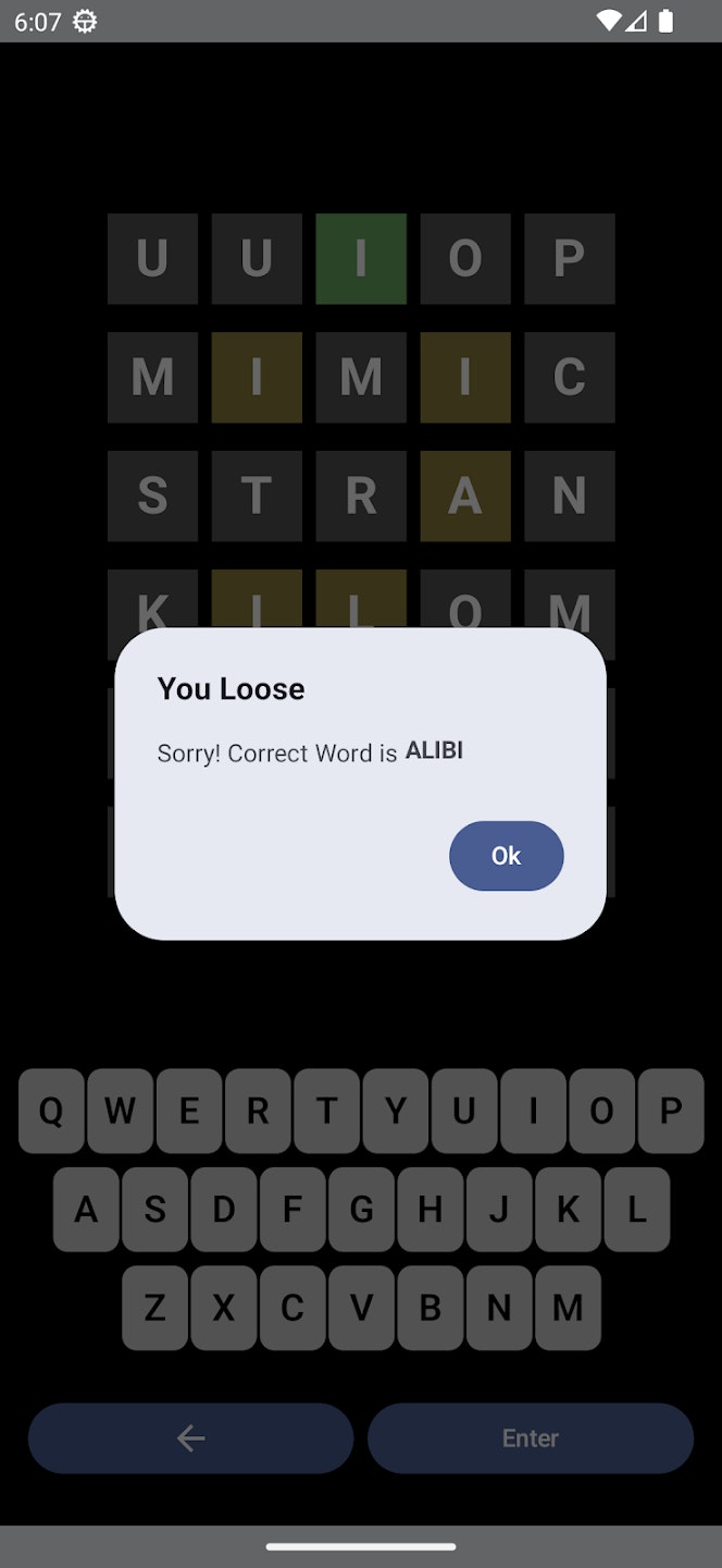 وسائط Wordle: Word Quest - Wordle: Word Quest ، تخمين 5 كلمة في ست محاولات. 4