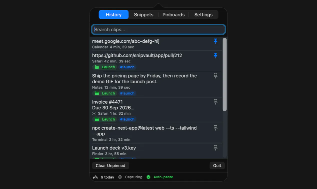 SnipVault gallery image