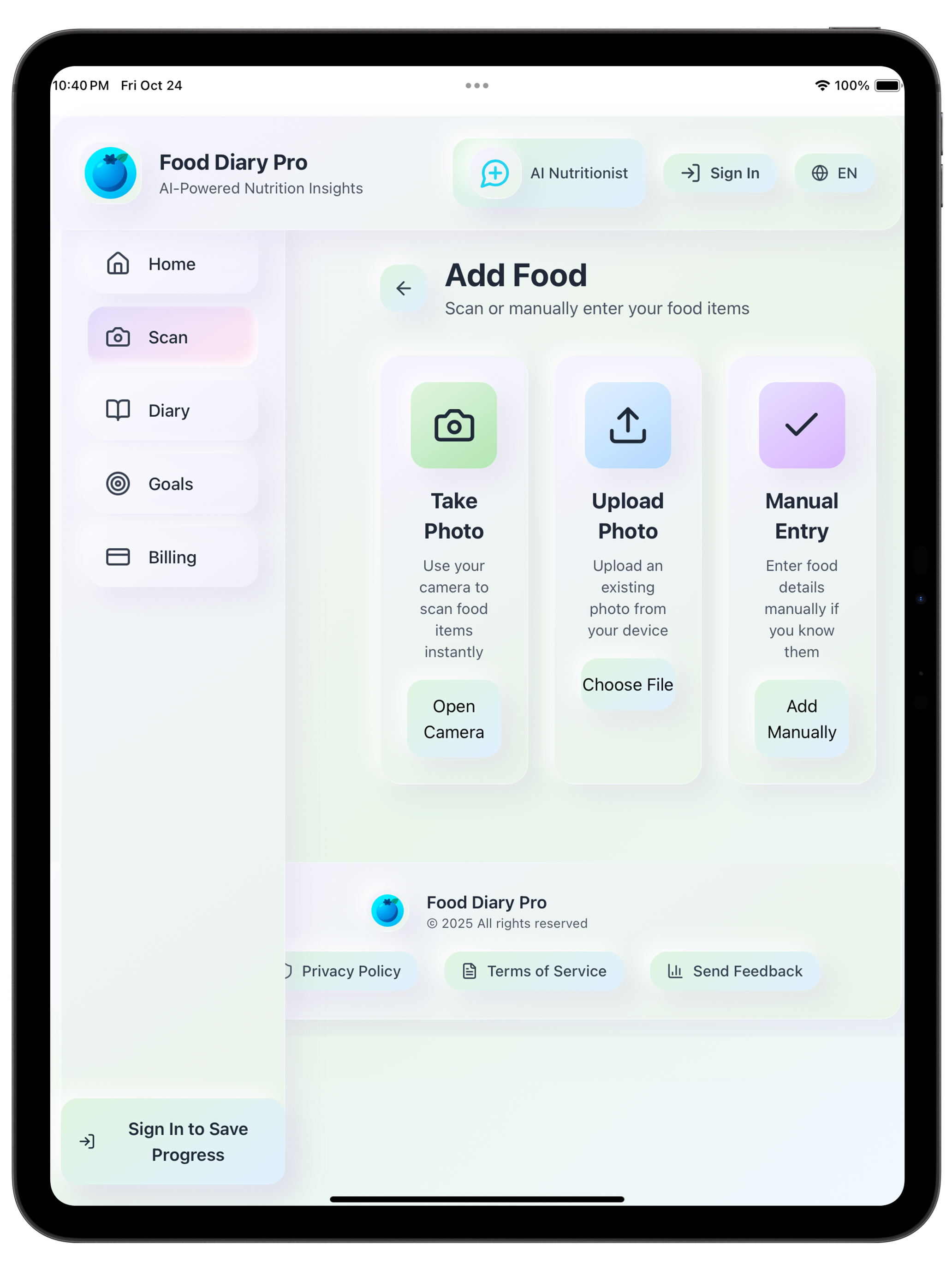 Food Diary Pro gallery image