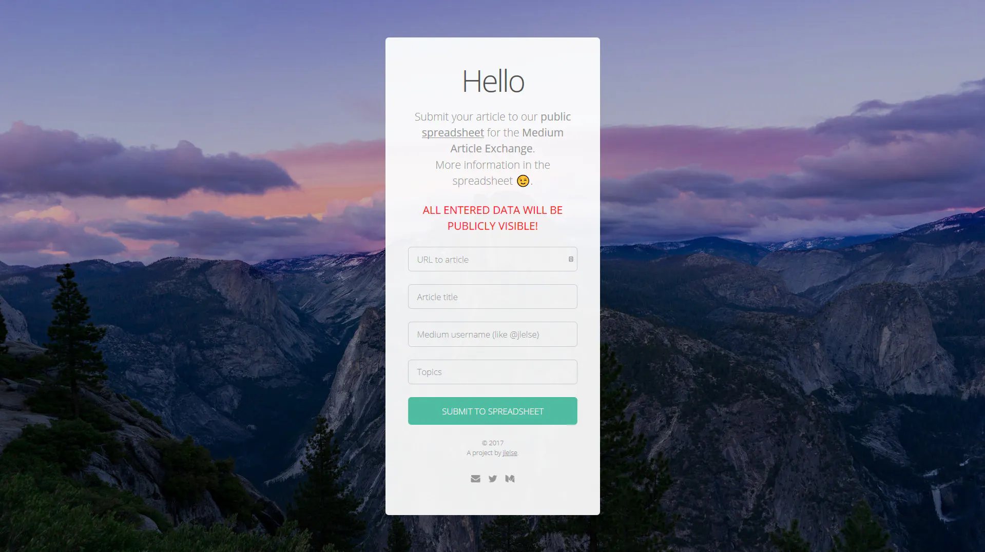 Medium Article Exchange