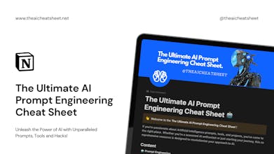 The AI Prompt Engineering Cheat Sheet gallery image
