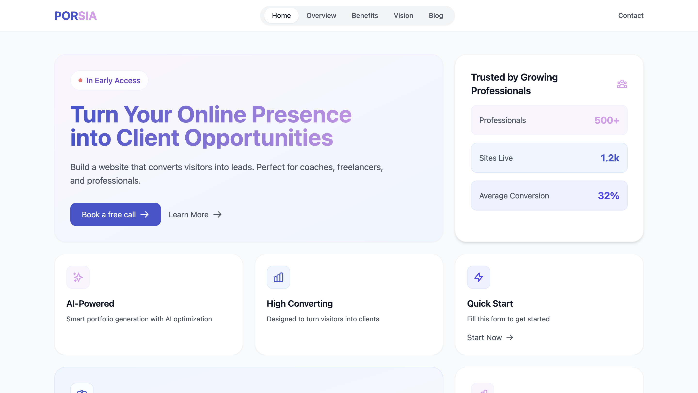 Porsia - Haga crecer su marca y clientes potenciales, todo en una plataforma sin código media 1