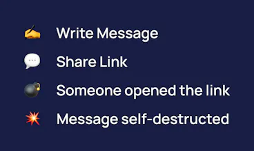 BMSG — Send self-destructing messages gallery image