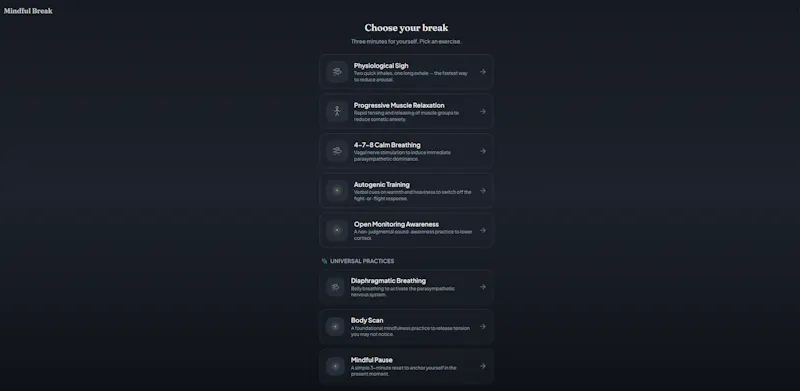Mindful Breaks screenshot 5