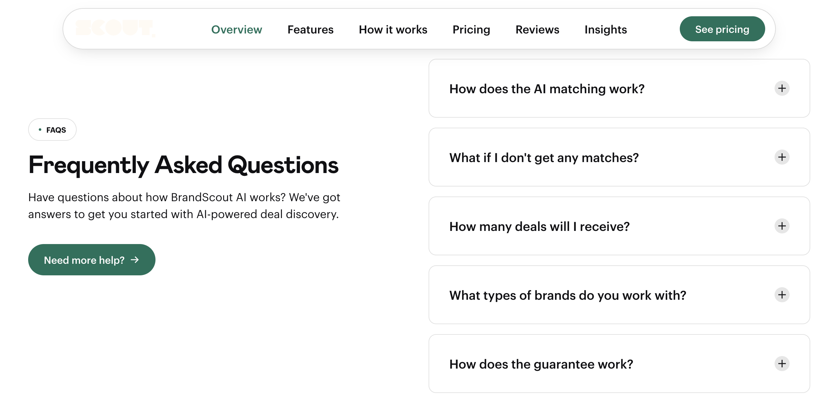BrandScout Inc - インフルエンサーがブランド取引を見つけるためのAIパワープラットフォームメディア3
