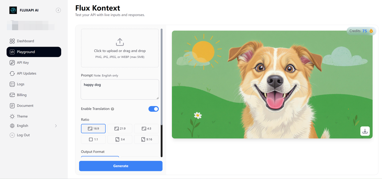Média FluxAPI.ai - FLUXAPI.AI: API Flux abordable et multimodel 2