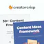 Content Ideas Framework