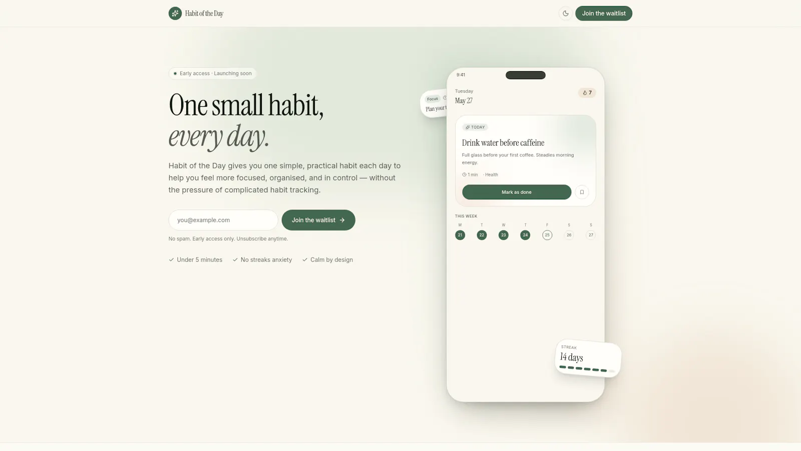 Habit of the Day screenshot 1