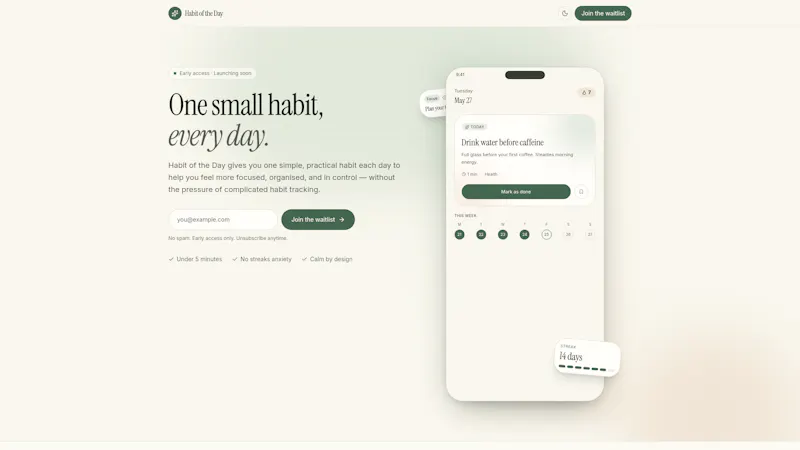 Habit of the Day screenshot 1