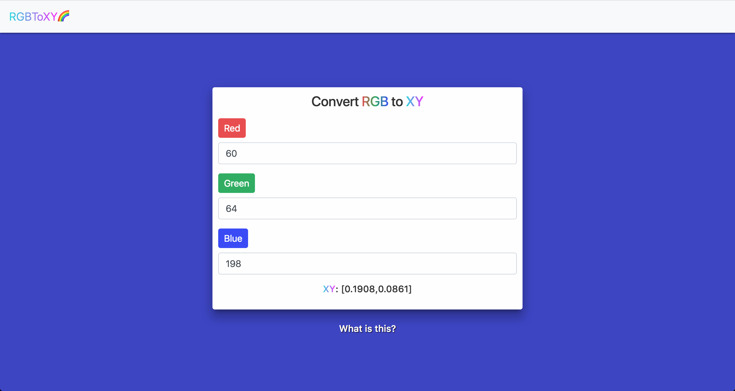 RGBToXY gallery image