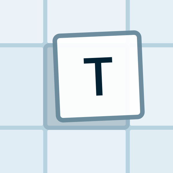 Tiled Words - Product Hunt launch logo and brand identity