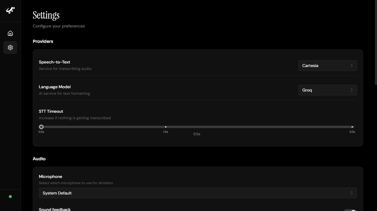 Tambourine Voice - Screenshot 3 showing product features and functionality