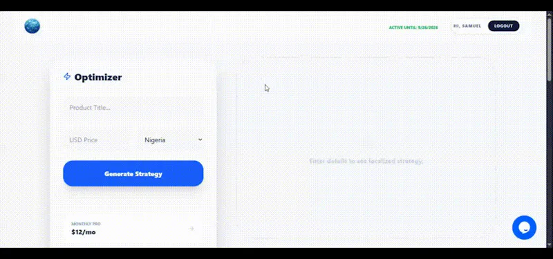 PriceParity AI screenshot 1 (video preview)