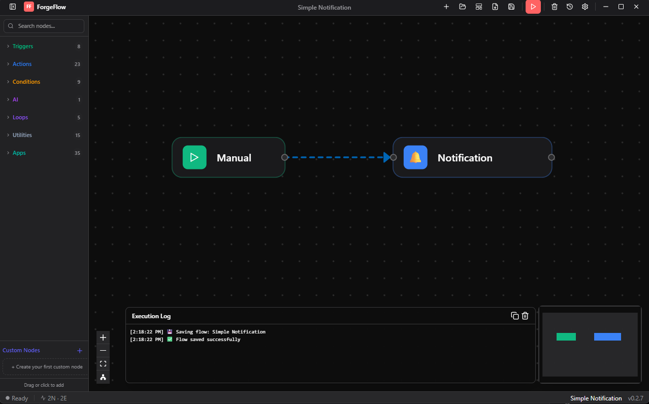 ForgeFlow - Screenshot 2 showing product features and functionality