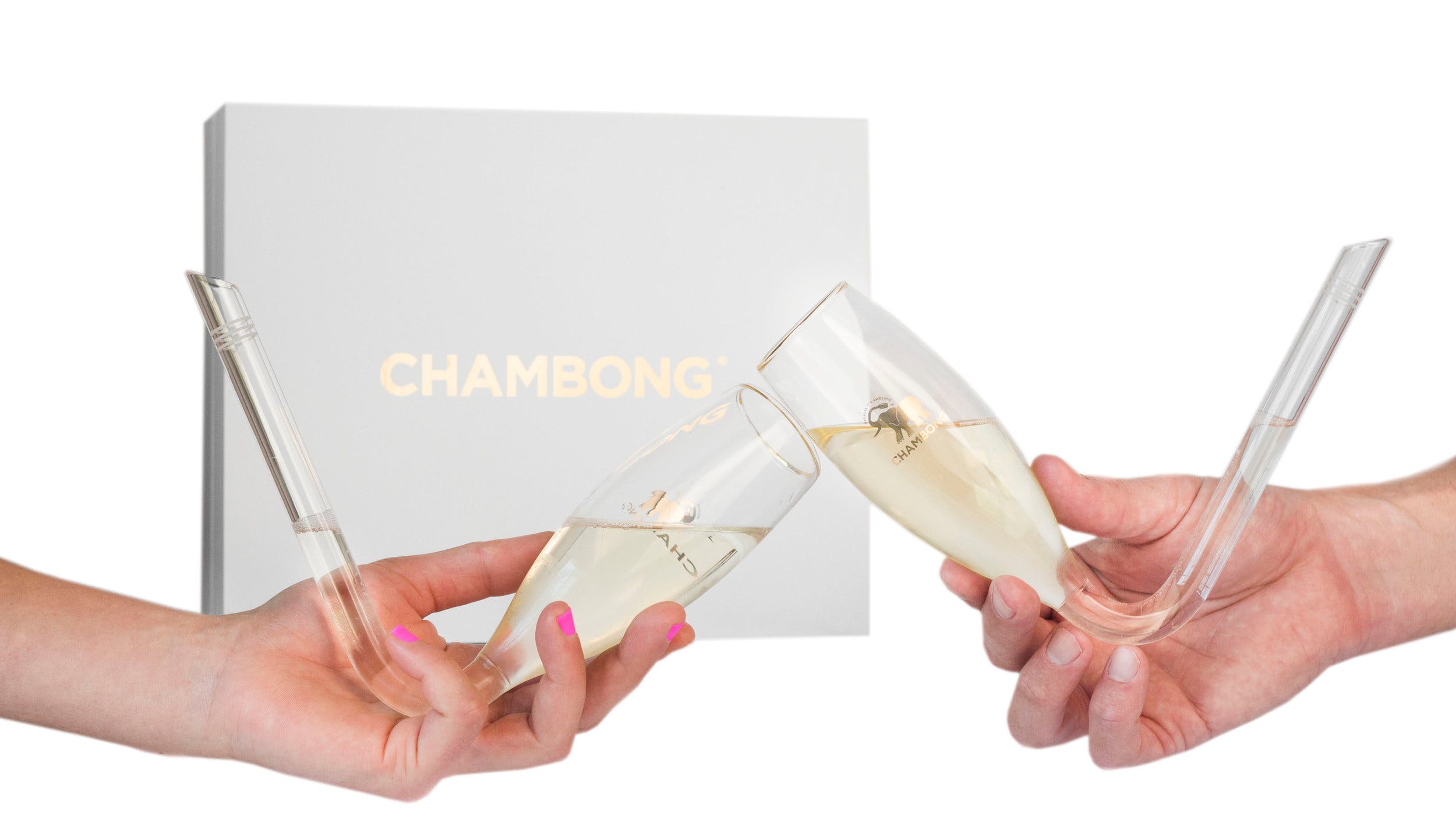The Chambong - Champagne Beer Bong media 2