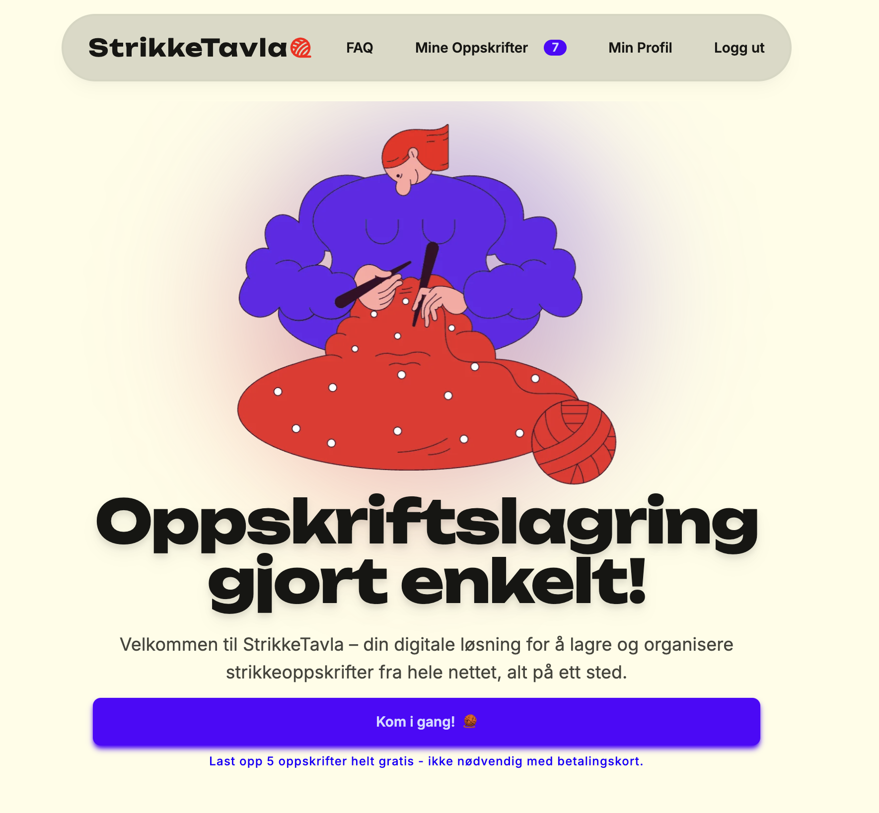 StrikkeTavla gallery image