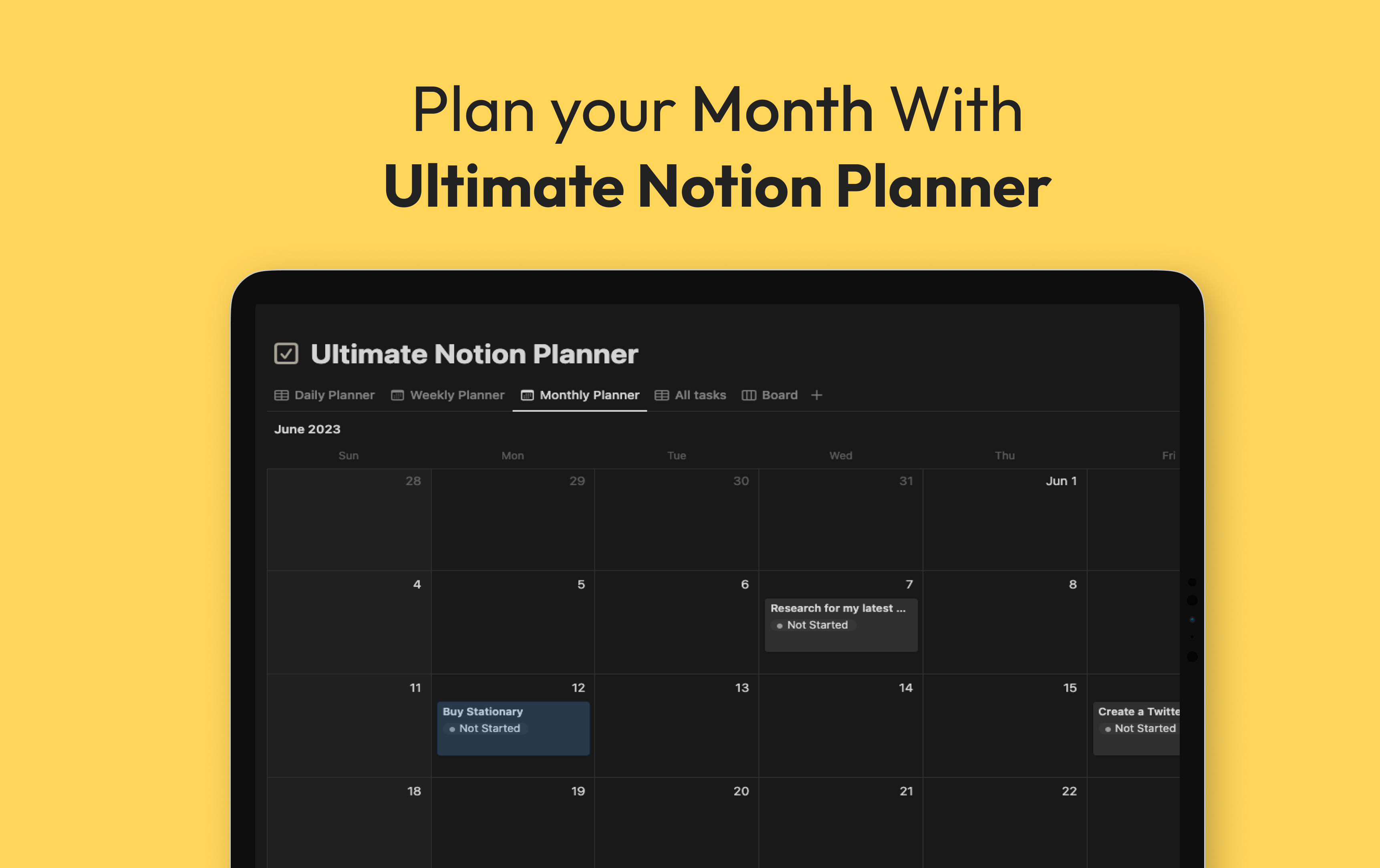 Ultimate Notion Planner  gallery image