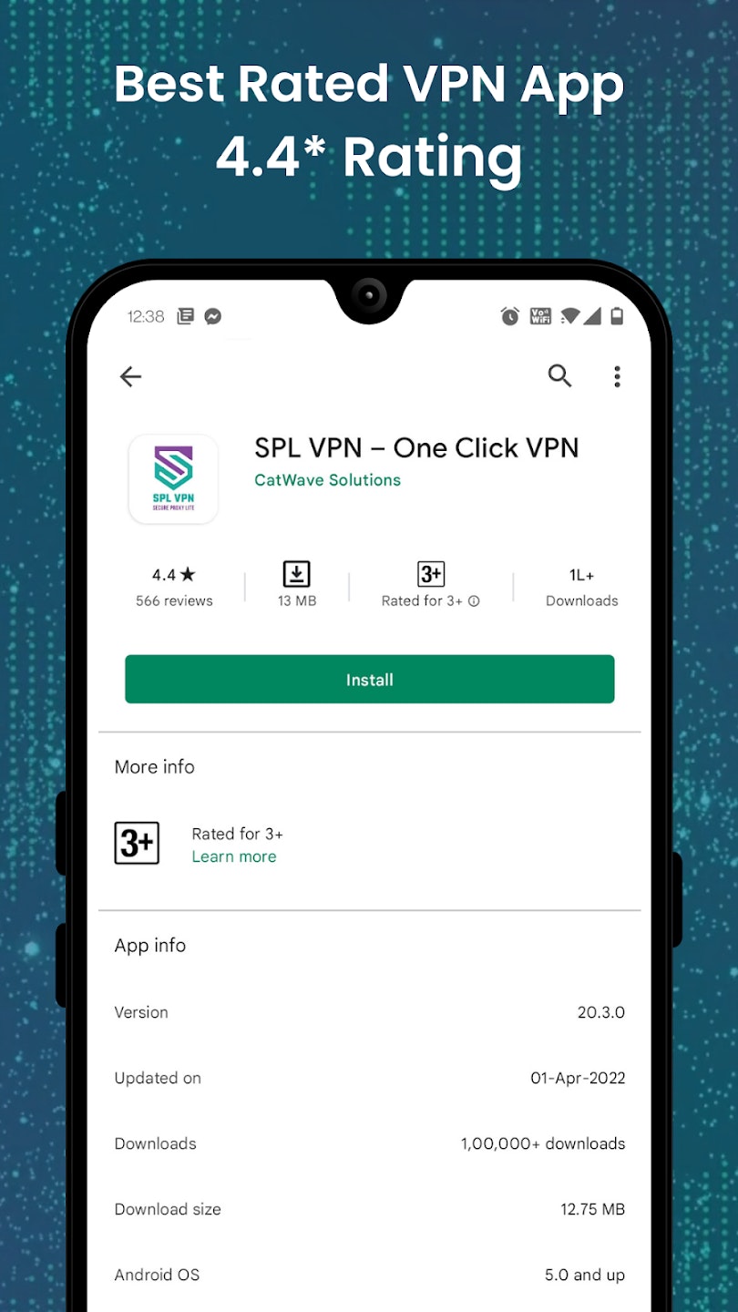SPL VPN - VPN de un solo clic - Oculta tu IP y disfruta de la libertad de Internet media 3