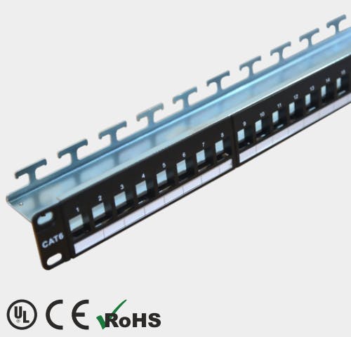 Cat 6 Unshielded  Wall Mount Patch Panel media 1