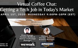 Virtual Coffee Chat - Get a Job in Tech media 2