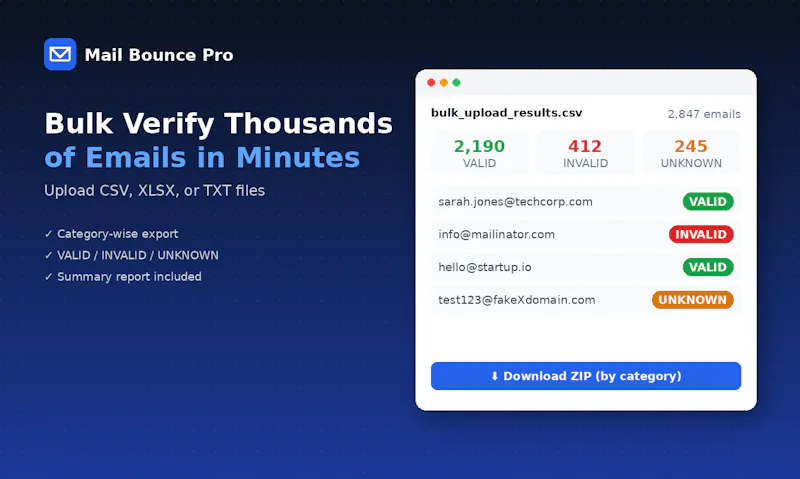Mail Bounce Pro screenshot 2